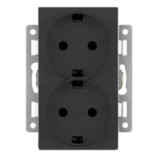 Механизм электрической розетки SCT-MEUD-PL-BK (250V, 16A) (Arlight, -)