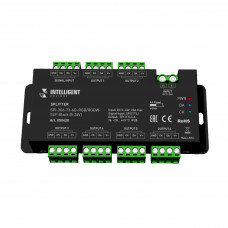 INTELLIGENT ARLIGHT Сплиттер SPI-306-73-6G-RGB/RGBW-SUF Black (5-24V) (IARL, IP20 Металл, 5 лет)