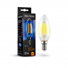 Лампа Voltega Crystal SLVG10-C1E14warm6W-F