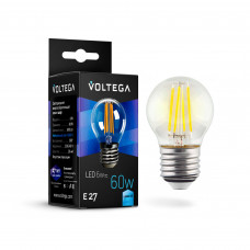 Лампа Voltega Crystal SLVG10-G1E27cold6W-F