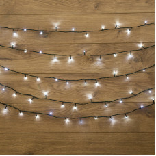 Гирлянда Твинкл Лайт 15 м, темно-зеленый ПВХ, 120 LED, цвет белый