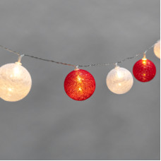 Тайские фонарики Магия 3,5 м, 20 LED, прозрачный ПВХ, теплый белый, питание USB NEON-NIGHT